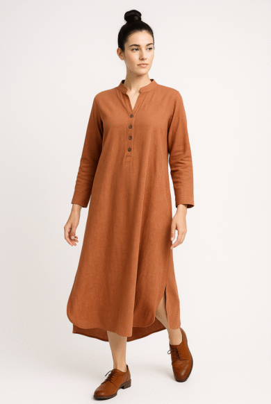 גלביה בצבע חלודה ווש-דגם פיטנגו