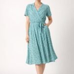 שמלת רטרו אוורירית-דגם פלטינה